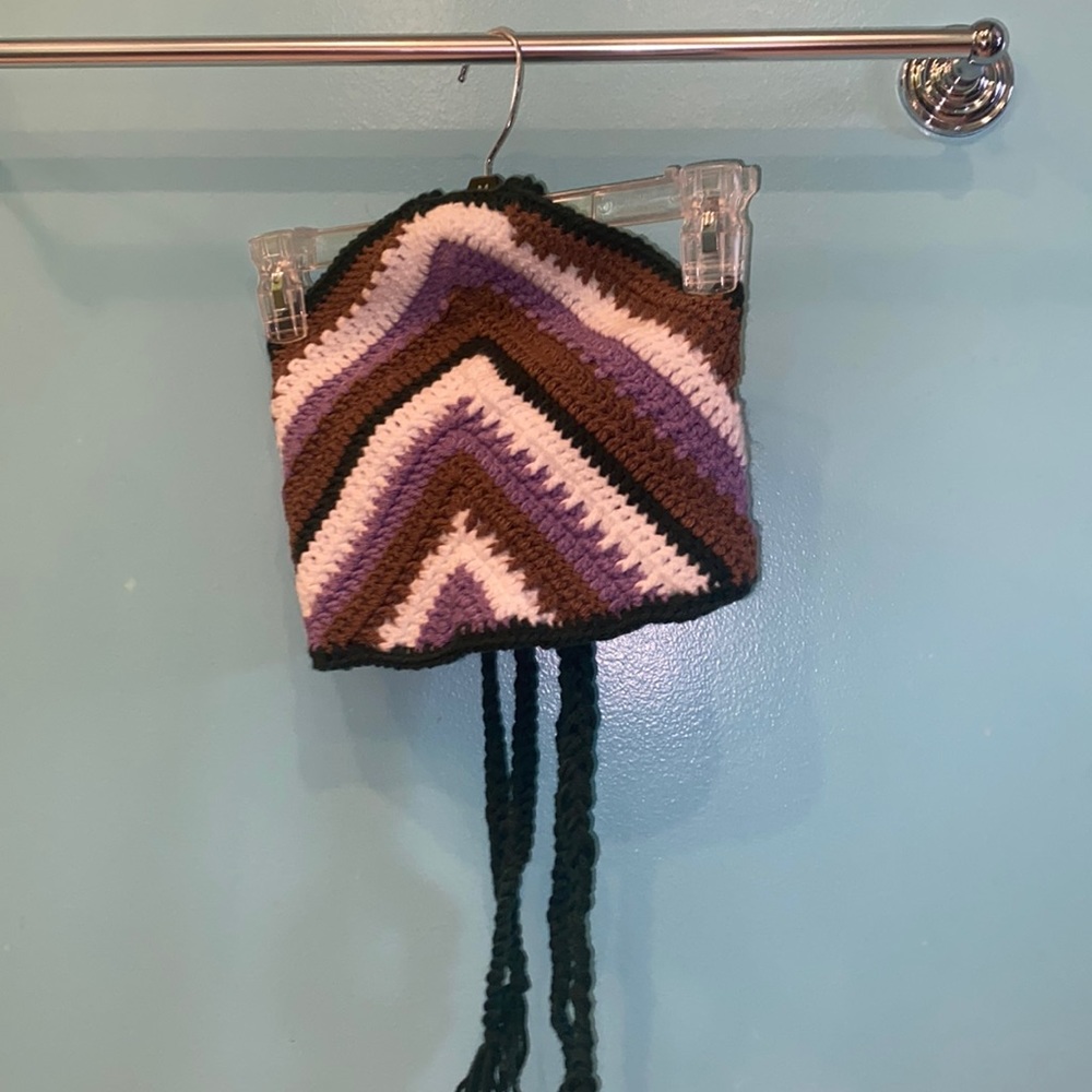 Handmade crochet halter top